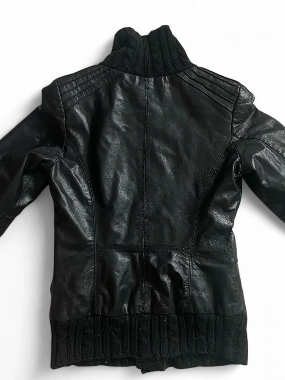 DANIER LEATHER MOTO JACKET SIZE XXS - Picture 2 of 4